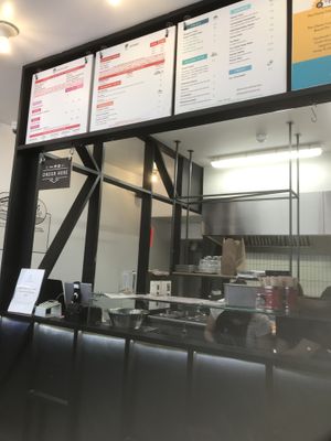 Menu at The Athenian in South West London