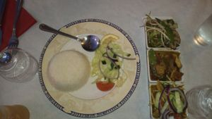 Vegetarian Nasi Campur Main at Taman Ria Tropicana in Hull