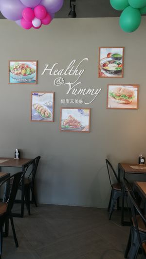 interior at Five Fingers Organic Grocer & Green Cafe in Petaling Jaya