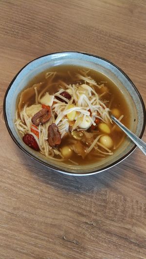mushroom dish at Five Fingers Organic Grocer & Green Cafe in Petaling Jaya