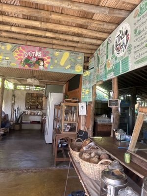 Inside  at Thai Zen Farm in Pai