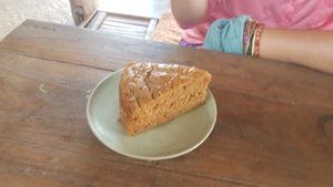 Carrot cake at Thai Zen Farm in Pai