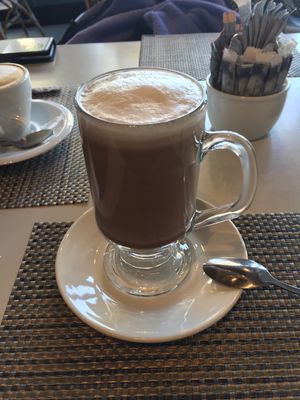 Hot chocolate  at Balducci in Cape Town
