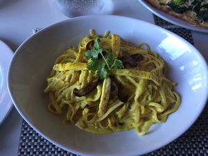 Cashew nut cream pasta  at Balducci in Cape Town