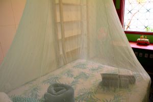 double room with shared bathroom at Casa Kombar in Itacare