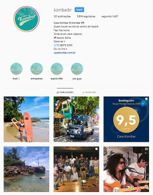 follow us on instagram: we show the best restaurants/bars/places to eat vegan food in itacare  at Casa Kombar in Itacare