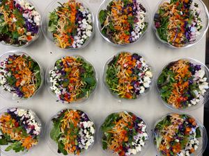 Wakame Power Veggie Salads with Citrus Miso Dressing at Glacier Juice and Wellness in Kalispell