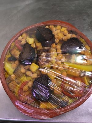 Arroz al horno vegano at ArteSano Vegano in Valencia