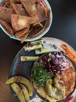 Baba ganoush  at La Lianta in Bilbao