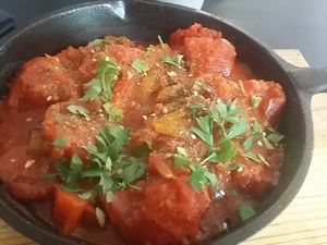 Shakshuka (nothing instead of the egg :() at La Lianta in Bilbao