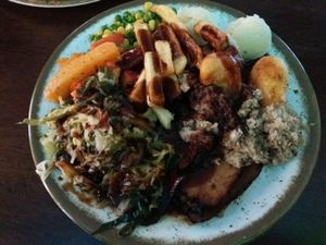 Vegan carvery at Arcadia in Tallaght