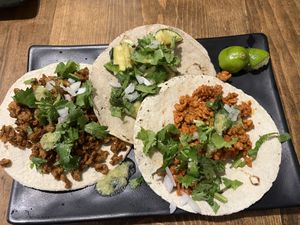 Tacos  at Mango Blues in La Paz