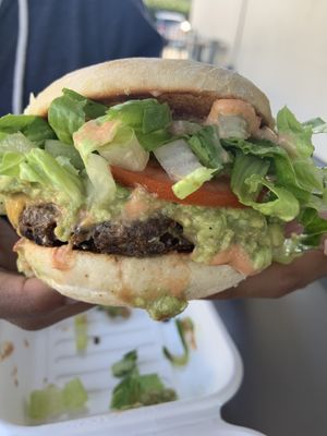 Burger 🍔  at The Brave Bean in Fountain Valley