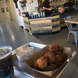 Crunchy outside and soft inside! at The Brave Bean in Fountain Valley