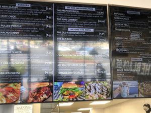 Menu at The Brave Bean in Fountain Valley