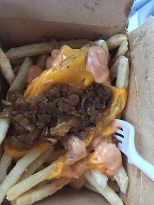 Animal style fries 😋  at The Brave Bean in Fountain Valley