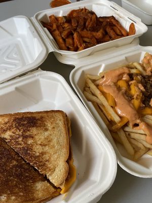 Family Pack includes 4 entree items and 2 sides for $57! at The Brave Bean in Fountain Valley