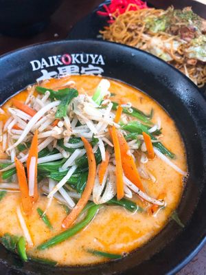 Vegan Spicy Sesame Ramen at Daikokuya in Los Angeles