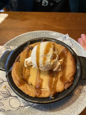 vegan cookie dough and ice cream   at Bella Italia in Lancaster