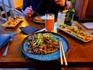Variable feast for eyes and mouth at Bar Soba in Edinburgh