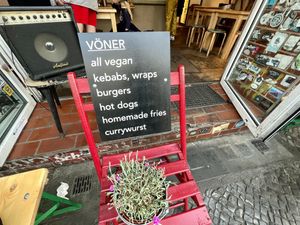 sign  at Vöner der Vegetarische Döner in Berlin