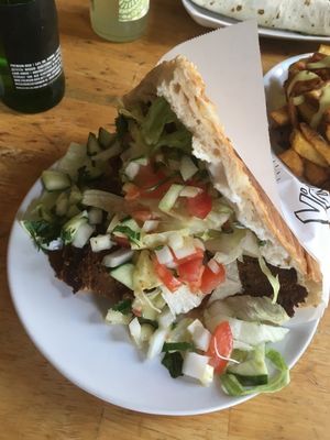 Vegan seitan vöner. at Vöner der Vegetarische Döner in Berlin