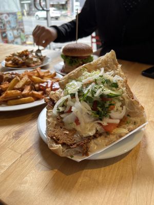 Doner kebab  at Vöner der Vegetarische Döner in Berlin