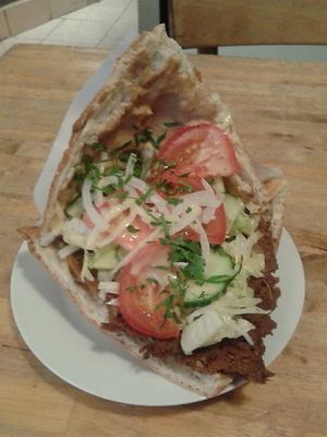 Vöner kebab at Vöner der Vegetarische Döner in Berlin