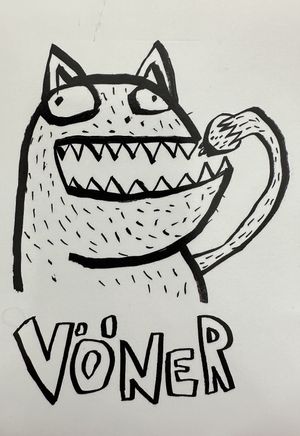  Mascot.  at Vöner der Vegetarische Döner in Berlin