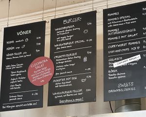 Menu.  at Vöner der Vegetarische Döner in Berlin