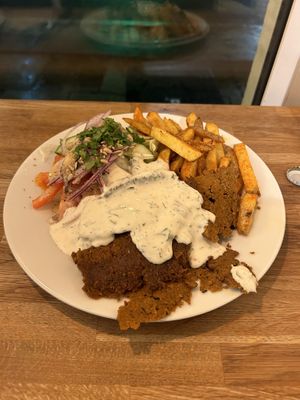 Vöner-teller  at Vöner der Vegetarische Döner in Berlin