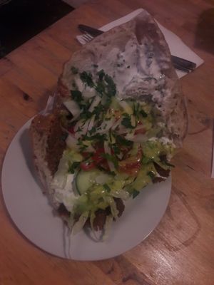 Voner kebab at Vöner der Vegetarische Döner in Berlin