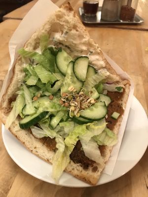 Vöner without tomatoes & onions at Vöner der Vegetarische Döner in Berlin