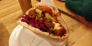 Mega Hotdog at Vöner der Vegetarische Döner in Berlin