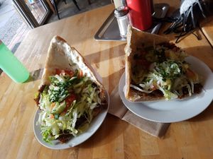 Delicious and enormous at Vöner der Vegetarische Döner in Berlin