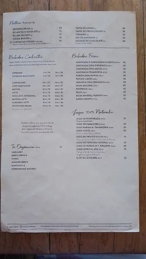 Menu 3/2024 at Le Pain Quotidien -  Miguel Laurent in Mexico City