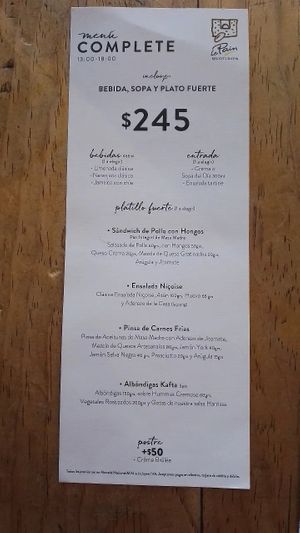 Menu 3/2024 at Le Pain Quotidien -  Miguel Laurent in Mexico City