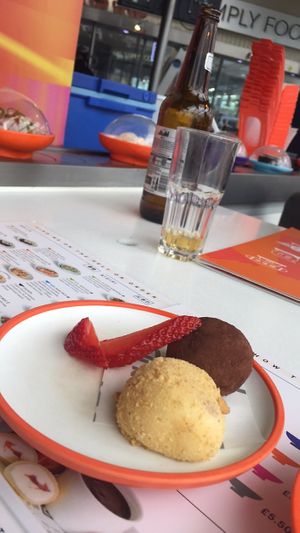 Mochi ice cream  at YO! Sushi - Piccadilly Station in Manchester