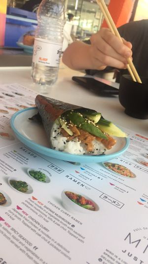 Yasi roll at YO! Sushi - Piccadilly Station in Manchester