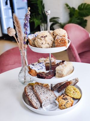 High tea every first sunday of the month. reservation only at Catberry in Ghent