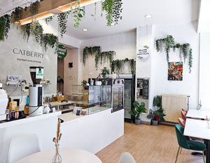 Front of the coffee house at Catberry in Ghent