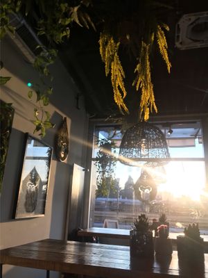 beautiful cafe 😍 at Green Gorilla in Lausanne