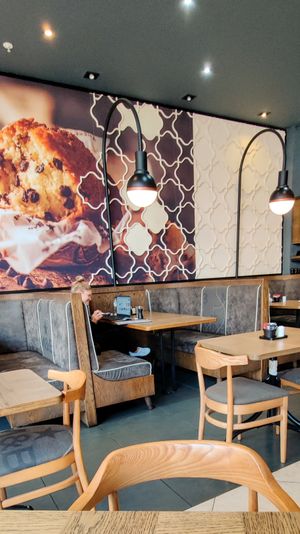 Inside at Mugg & Bean in Walvis Bay