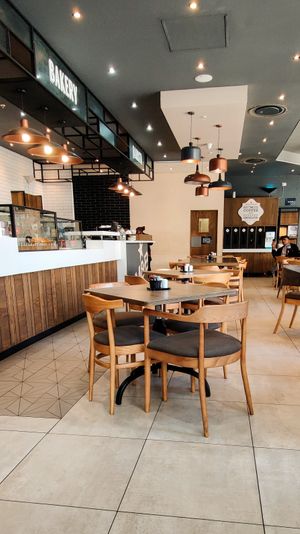 Inside at Mugg & Bean in Walvis Bay