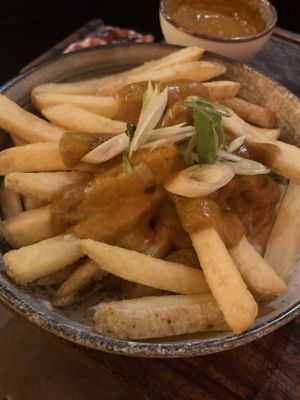 Curry Sauce Chips  at Twenty1 Lounge in Torquay