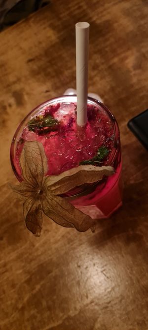 Cool drink at Sunshine Vegan Restaurant in Berlin