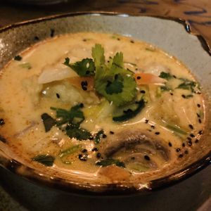 Coconut soup  at Sunshine Vegan Restaurant in Berlin