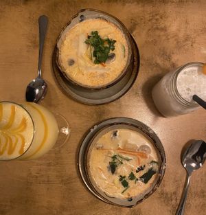 The BEST coconut soup I’ve found in Berlin  at Sunshine Vegan Restaurant in Berlin