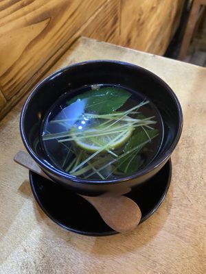 Fresh tea  at Sunshine Vegan Restaurant in Berlin