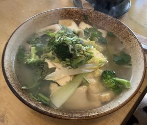 Pho soup  at Sunshine Vegan Restaurant in Berlin